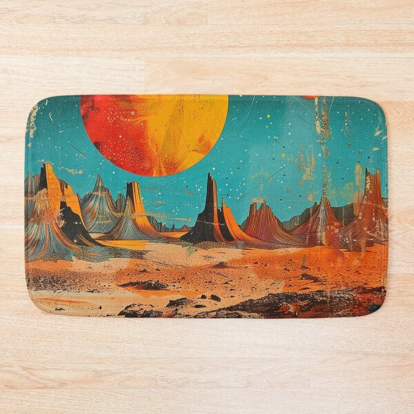 Item preview, Desert Planet Retro Pop Art 1 designed and sold by AstroRisq.