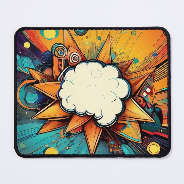 Item preview, Dynamic Abstract Explosion in Bright Colours designed and sold by RaiyaTees.