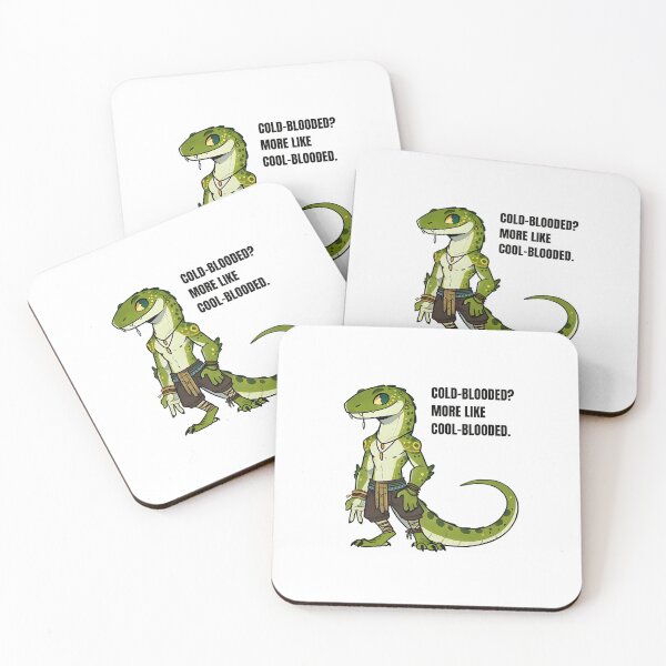 Item preview, Lizardfolk: Cold-blooded? More like cool-blooded. designed and sold by musthavewords.