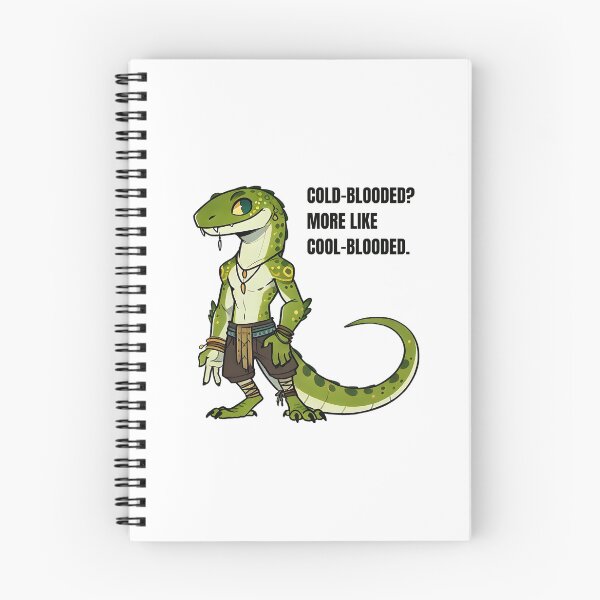 Item preview, Lizardfolk: Cold-blooded? More like cool-blooded. designed and sold by musthavewords.