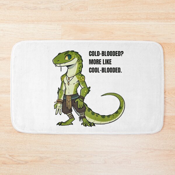 Item preview, Lizardfolk: Cold-blooded? More like cool-blooded. designed and sold by musthavewords.