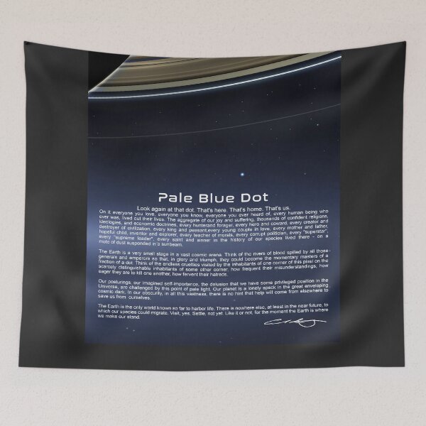 Item preview, Pale Blue Dot - Carl Sagan designed and sold by My Digital Mind.