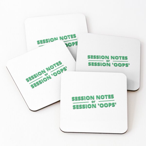 Item preview, Session Notes: Session Notes or Session ‘Oops’ designed and sold by musthavewords.