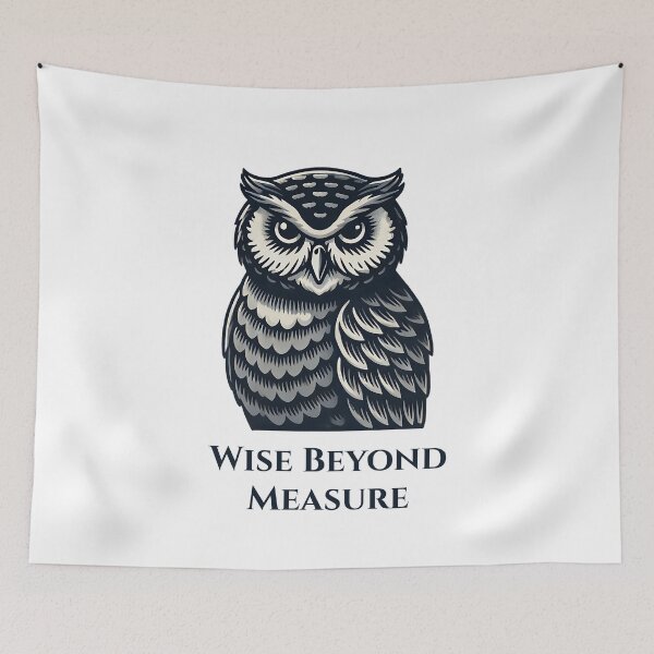 Item preview, Sooty Owl: Wise Beyond Measure designed and sold by musthavewords.