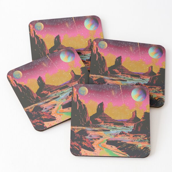 Item preview, Desert Planet Retro Pop Art 3 designed and sold by AstroRisq.