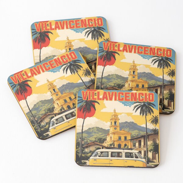 Item preview, Villavicencio Colombia Retro Vintage Poster Tourism  designed and sold by TravelersGems.
