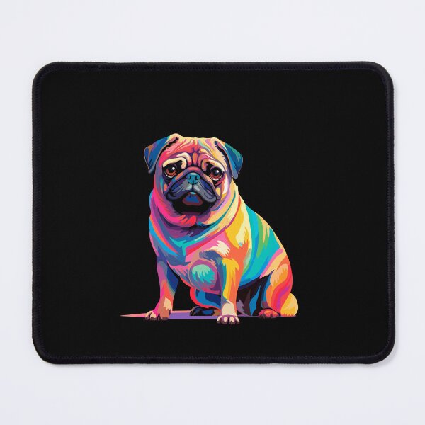 Item preview, Colorful Pop Art Pug designed and sold by Ripper19.