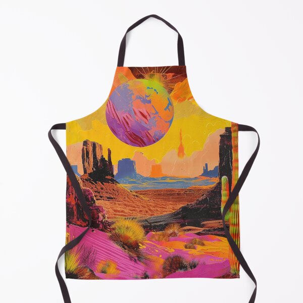 Item preview, Desert Planet Retro Pop Art 4 designed and sold by AstroRisq.