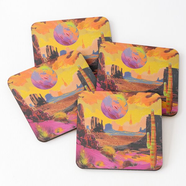 Item preview, Desert Planet Retro Pop Art 4 designed and sold by AstroRisq.