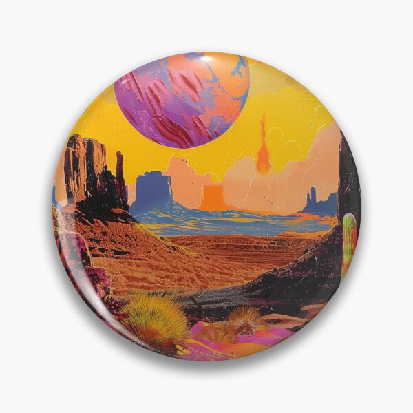 Item preview, Desert Planet Retro Pop Art 4 designed and sold by AstroRisq.