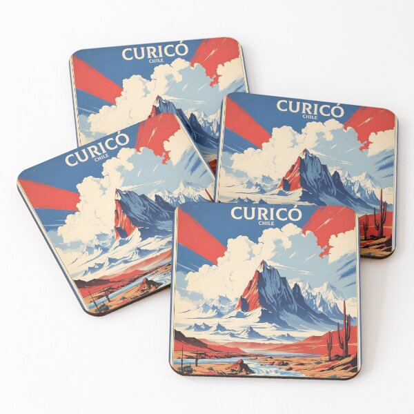 Item preview, Curico Chile Retro Vintage Poster Tourism  designed and sold by TravelersGems.