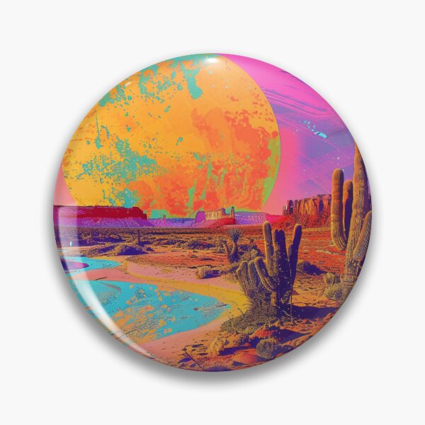 Item preview, Desert Planet Retro Pop Art 5 designed and sold by AstroRisq.