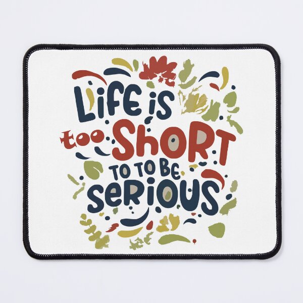 Item preview, Life is short designed and sold by Attic-Junk.