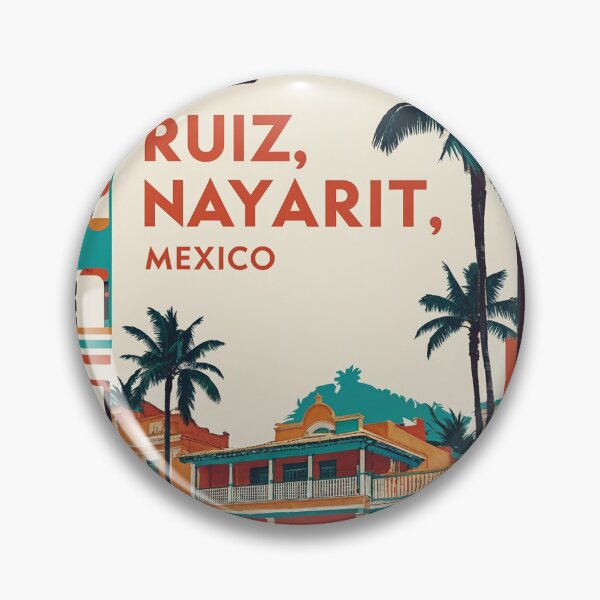 Item preview, Ruiz Nayarit Mexico Mexico Vintage Travel Tourism designed and sold by TravelersGems.