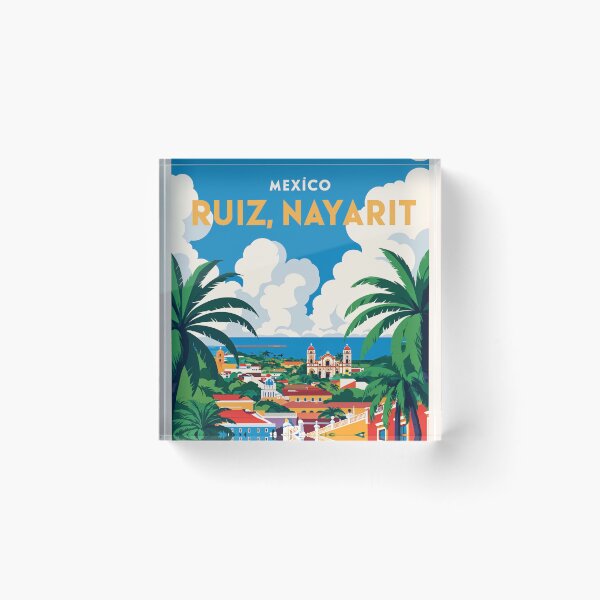 Item preview, Ruiz Nayarit Mexico Mexico Vintage Travel Tourism designed and sold by TravelersGems.