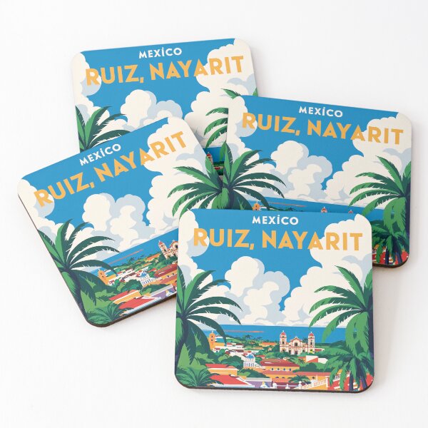 Item preview, Ruiz Nayarit Mexico Mexico Vintage Travel Tourism designed and sold by TravelersGems.