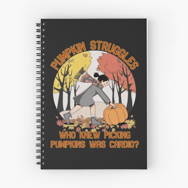 Item preview, Pumpkin Struggles: Who Knew Picking Pumpkins Was Cardio? designed and sold by elynne9.