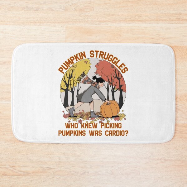 Item preview, Pumpkin Struggles: Who Knew Picking Pumpkins Was Cardio? designed and sold by elynne9.