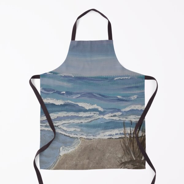 Item preview, Acrylic of sky and waves lapping the shore designed and sold by GHmom.
