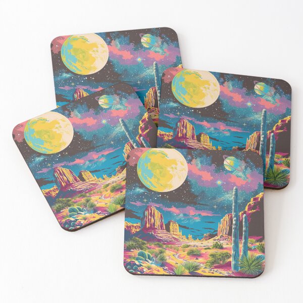 Item preview, Desert Planet Retro Pop Art 8 designed and sold by AstroRisq.