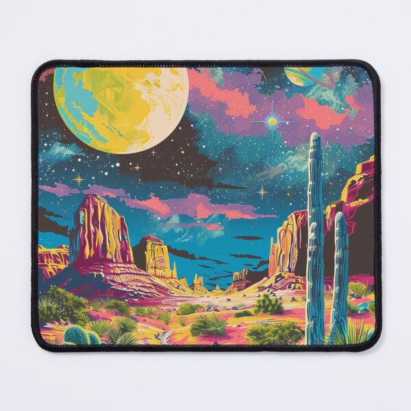 Item preview, Desert Planet Retro Pop Art 8 designed and sold by AstroRisq.