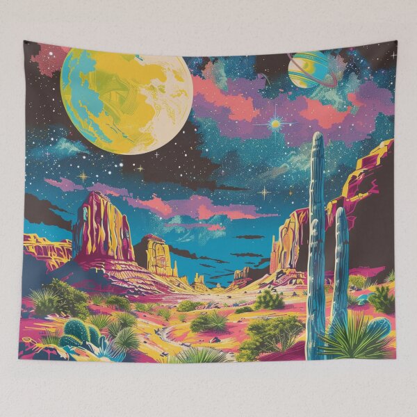 Item preview, Desert Planet Retro Pop Art 8 designed and sold by AstroRisq.