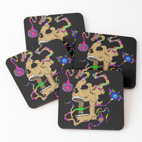 Item preview, Psychedelic Skull designed and sold by PsycoreDesigns.