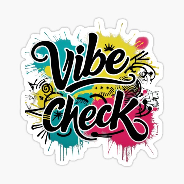 Vista previa del artículo con la obra «Camiseta con grafiti Vibe Check», diseñado y vendido por cirereyes.