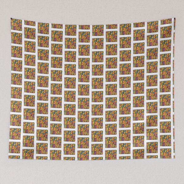 Item preview, 'PEACE-LOVE-UNITY' Happy Mondays Style Design designed and sold by Rodney's Marketplace.