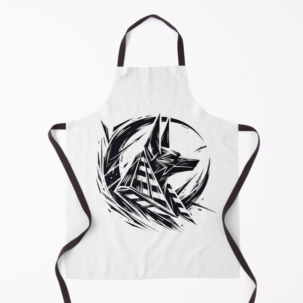 Item preview, Anubis Silhouette with Crescent Moon and Shattered Effect designed and sold by Pattamo1.