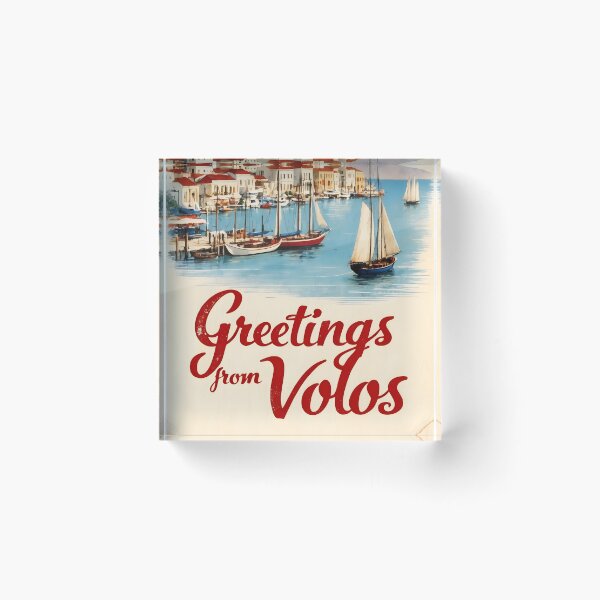 Item preview, Volos Thessaly Greece Postcard Vintage Retro Travel Vintage designed and sold by TravelPostcardGems.