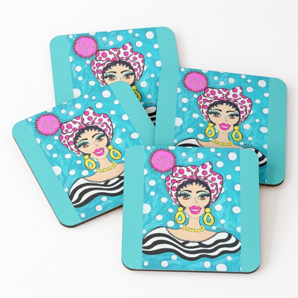 Item preview, Turquoise Bread Girl designed and sold by DoritaArtes.