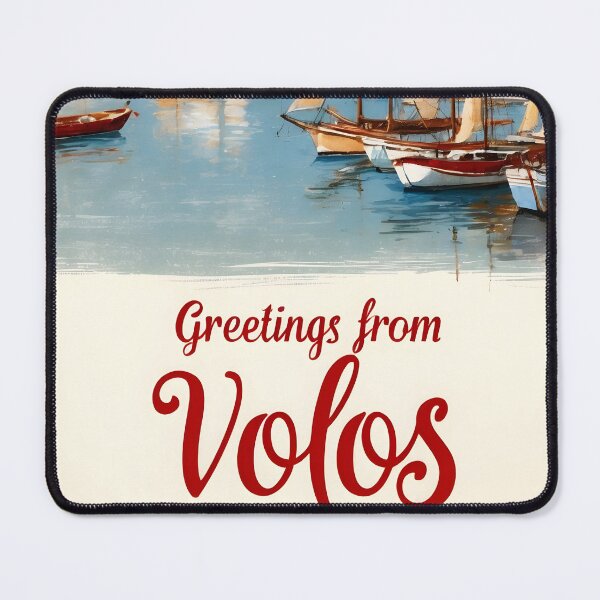Item preview, Greetings from Volos Thessaly Greece Postcard Vintage Retro Travel Vintage designed and sold by TravelPostcardGems.
