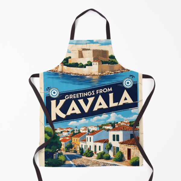 Item preview, Kavala Eastern Macedonia and Thrace Greece Postcard Vintage Retro Travel Vintage designed and sold by TravelPostcardGems.
