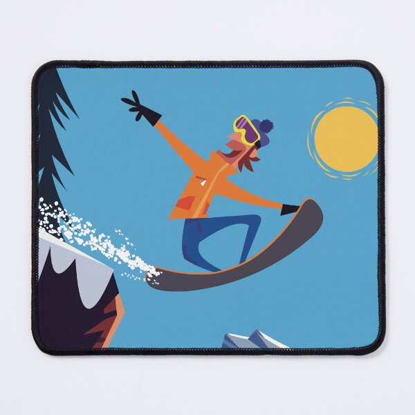 Item preview, Les Alpes Snowboarder poster designed and sold by Gary Godel.