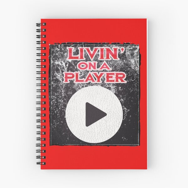 Item preview, Livin on a Player - Play Button designed and sold by MEWSnSWAG.