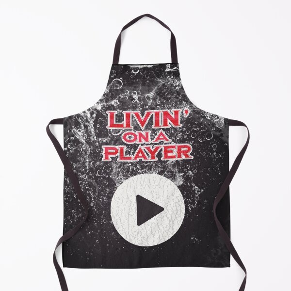 Item preview, Livin on a Player - Play Button designed and sold by MEWSnSWAG.