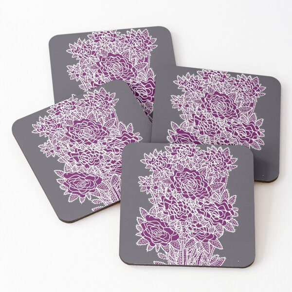 Item preview, purple flowers, designed and sold by Krzysztof Patalas.