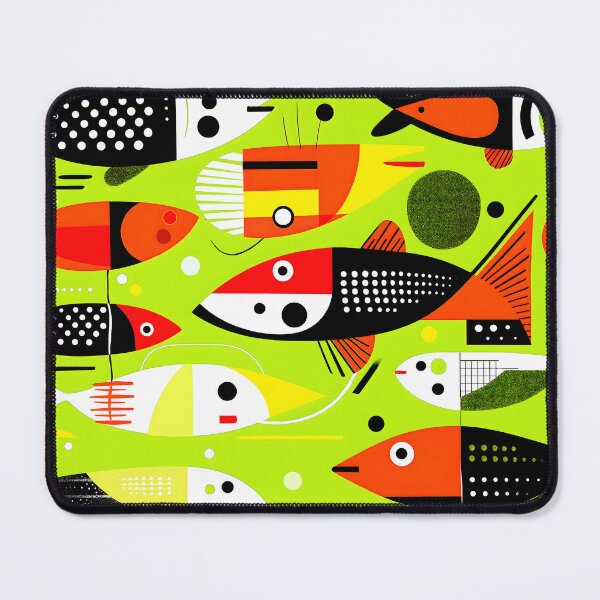 Item preview, Abstract pattern illustration of fish designed and sold by shafranietz.