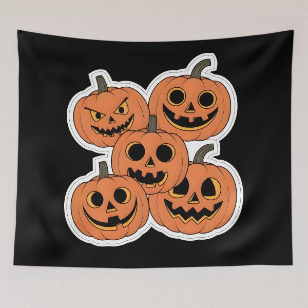 Item preview, Helloween Pumpkin Patch Mayhem designed and sold by VaskarPaul.