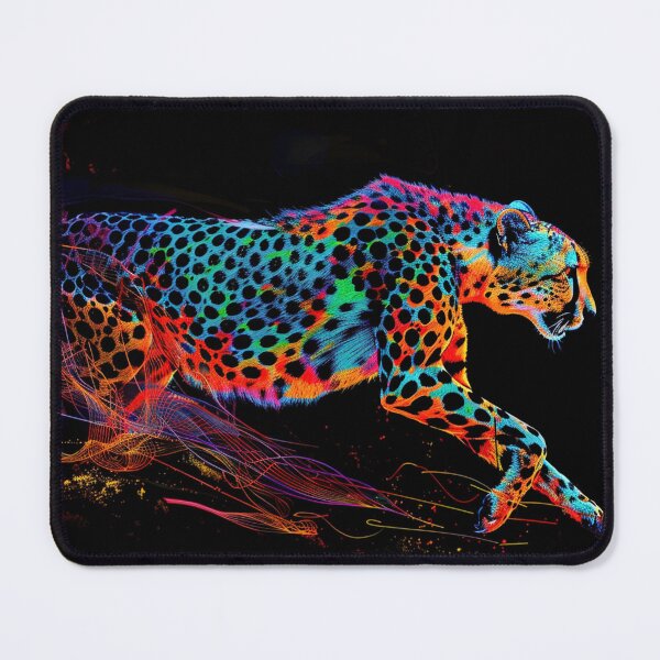 Item preview, Cheetah on the Run Neon Art 1 designed and sold by AstroRisq.