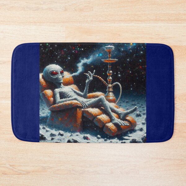 Item preview, Weed Smoking Alien designed and sold by Halifaxartguy.