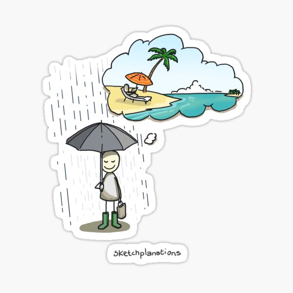 Item preview, Vorfreude - the pleasure of anticipation designed and sold by Sketchplanations.