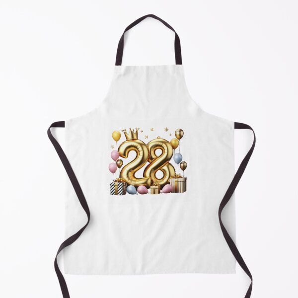 Item preview, Golden Balloon Number 28 with Crown and Birthday Party Decorations designed and sold by momo9981.