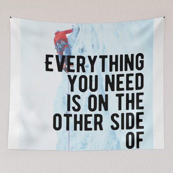 Item preview, Motivational - It's On The Other Side of Fear designed and sold by MotivationFlow.