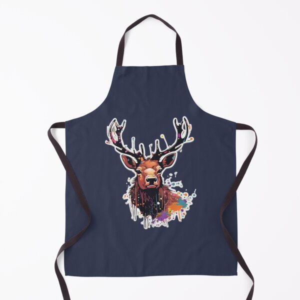 Item preview, Elk Art With Paint Splatter designed and sold by Planetporridge.