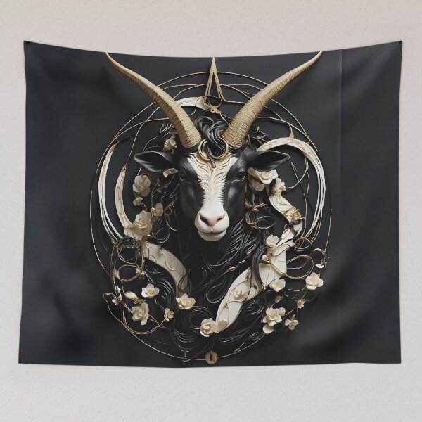 Item preview, Capricorn Zodiac of Pearls – Mystical Capricorn Art by LaLi Designs designed and sold by LaLi-Designs.