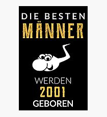 Die besten Männer werden 2001 geboren lustiges Geschenk Photographic Print