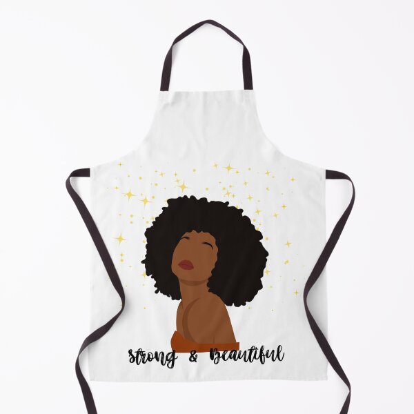Item preview, Belleza afro con estrellas doradas designed and sold by NolineXpression.
