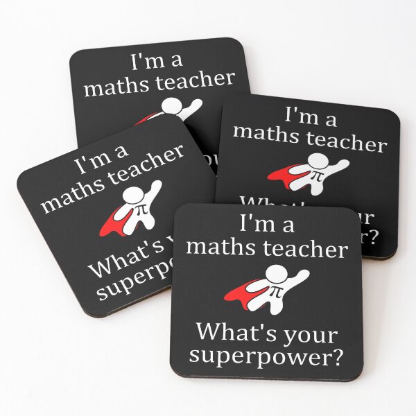 Item preview, I'm a maths teacher. What's your superpower? designed and sold by DoingMaths.